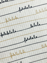 Load image into Gallery viewer, Falala Black and Gold Sponge Cloth