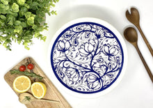 Load image into Gallery viewer, NOLIAH "Spring" XL Fabric Bowl Cover (unwaxed) 12.5"