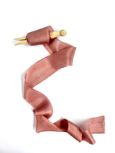 Load image into Gallery viewer, BALLET ROSE / Habotai Silk 1.3"x 3.2yd (35mm / 3m)