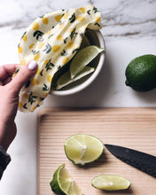 Load image into Gallery viewer, Vintage Fruit Beeswax Wrap - 3 pack