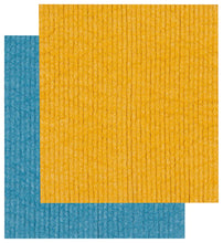 Load image into Gallery viewer, Ocean & Gold Solid Dyed Sponge Cloth