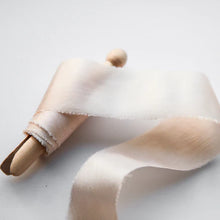 Load image into Gallery viewer, PALE ROSE / Tussar - 1.3"x3.2yd (35mm / 3m)