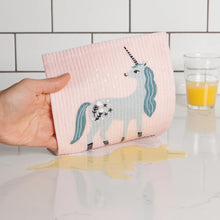 Load image into Gallery viewer, Unicorn Sponge Cloth