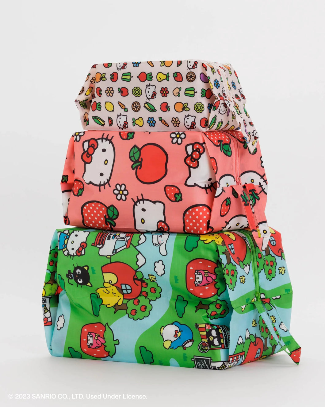 Baggu 3D Zip Set - Hello Kitty & Friends