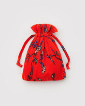 Load image into Gallery viewer, Pleated Baggu - Red Snapdragon
