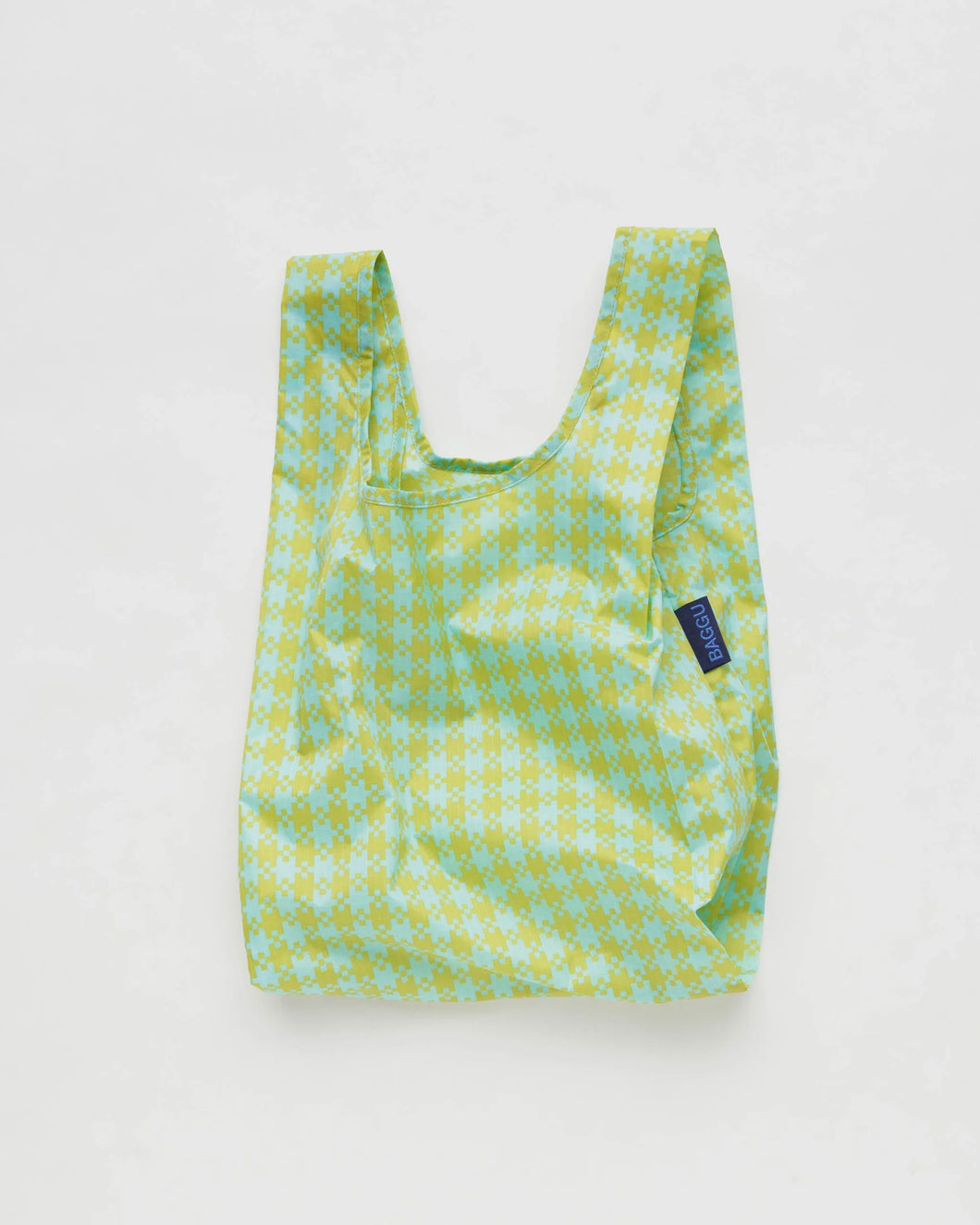 Baby Baggu Mint Pixel Gingham