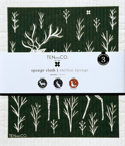 Fauna Sponge Cloth (3 pack)