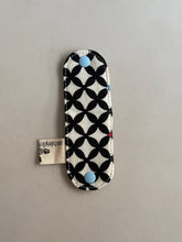 Load image into Gallery viewer, Handmade Fabric Cable Tie (Rounded rectangle - Retro Geo)
