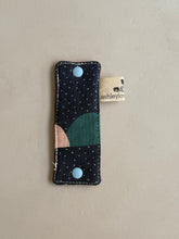 Load image into Gallery viewer, Handmade Fabric Cable Tie (Rectangle - Geo Polka)

