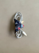 Load image into Gallery viewer, Handmade Fabric Cable Tie (Diamond - Little Flowers)
