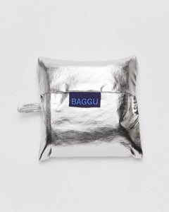 Standard Baggu Metallic Silver