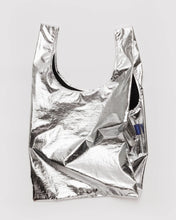 Load image into Gallery viewer, Standard Baggu Metallic Silver
