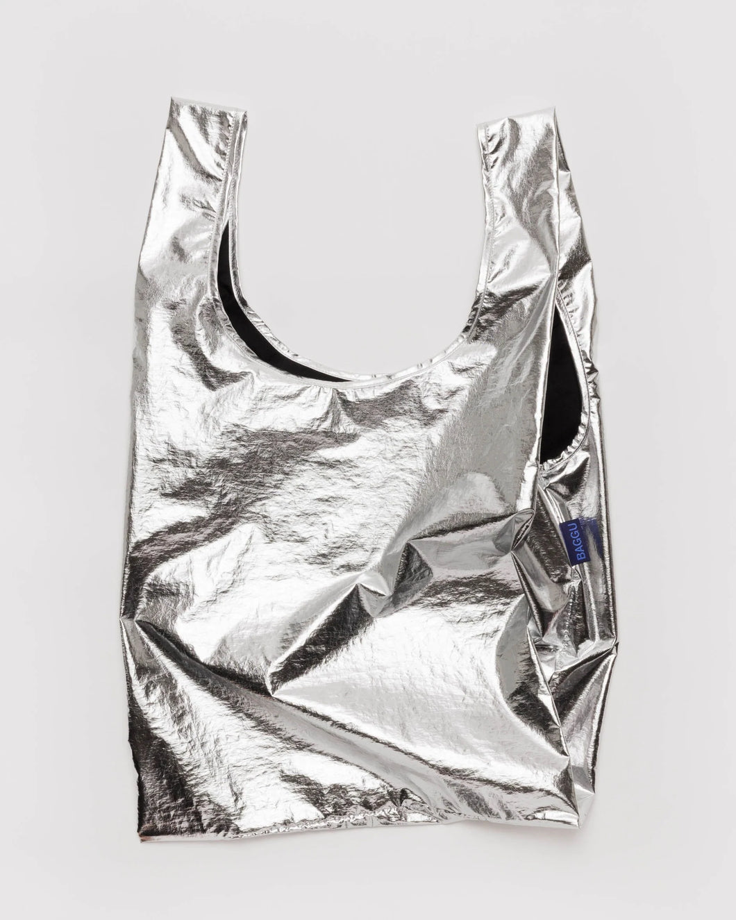 Standard Baggu Metallic Silver