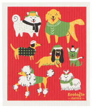 Load image into Gallery viewer, Yule Dogs Sponge Cloth
