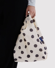 Load image into Gallery viewer, Baby Baggu Cream and Black Polka Dot
