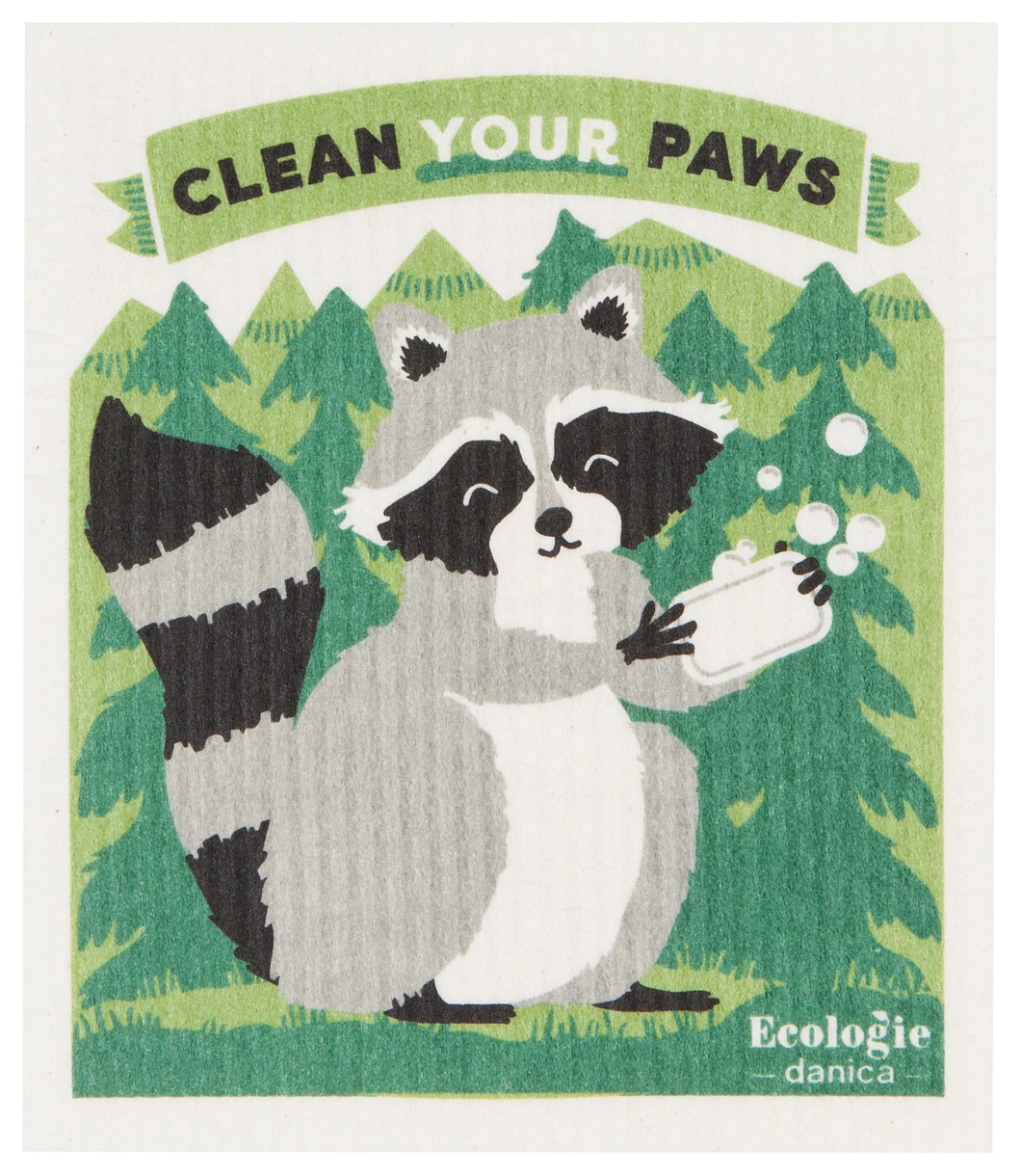 Clean Your Paws Sponge Cloth