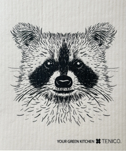Load image into Gallery viewer, Raccoon Sponge Cloth
