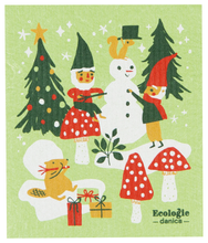 Load image into Gallery viewer, Gnome for Holidays Sponge Cloth
