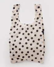 Load image into Gallery viewer, Big Baggu Cream and Black Polka Dot
