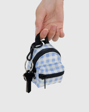 Load image into Gallery viewer, Charms - Backpack Charm Light Blue Gingham
