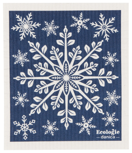 Snowflake Ornament Sponge Cloth