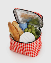 Load image into Gallery viewer, Baggu Puffy Lunch Bag Red Gingham
