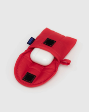 Load image into Gallery viewer, Puffy Earbuds Case Candy Apple
