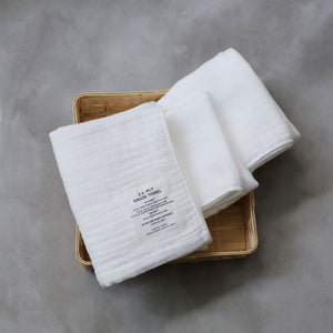 2.5-PLY GAUZE  TOWEL (White)