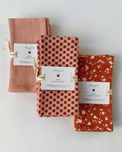 Load image into Gallery viewer, Everyday Napkins Set of 4 - Starburst, Rust
