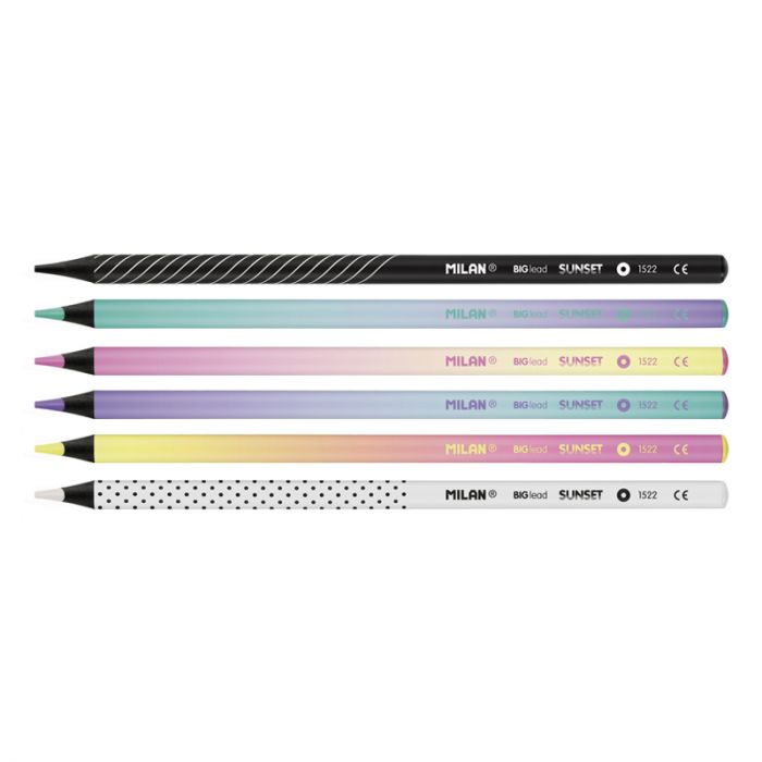 Colour Pencils Black Wood Sunset Edition