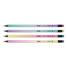 Load image into Gallery viewer, HB graphite pencil with eraser, Sunset series
