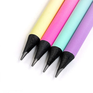 HB graphite pencil with eraser, Sunset series