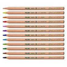 Load image into Gallery viewer, Box 12 MAXI triangular colour pencils, FSC®-certified wood + sharpener
