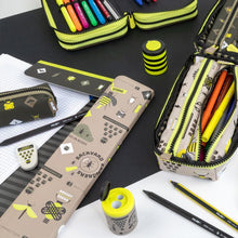 Load image into Gallery viewer, Mini pencil case Be Atomic, black
