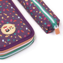 Load image into Gallery viewer, Mini pencil case Super Chefs, Burgundy
