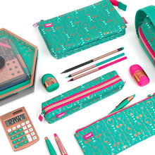 Load image into Gallery viewer, Mini pencil case Copper III, green
