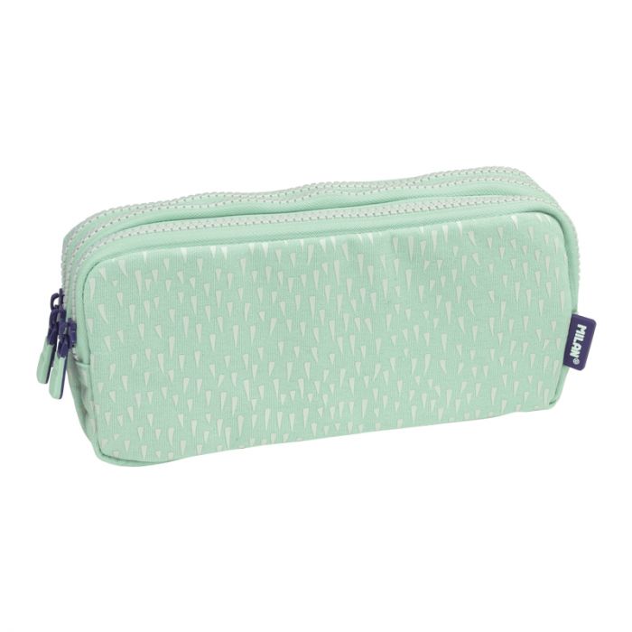 3-Zip pencil case Berrywood, green