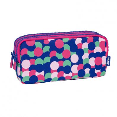 3-Zip pencil case Dotty
