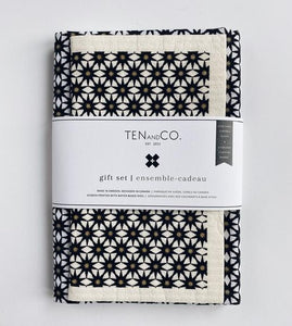 Starburst Black and Gold Gift Set
