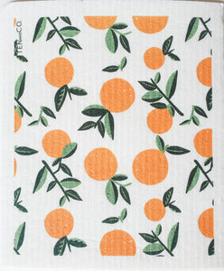 Citrus Orange Sponge Cloth