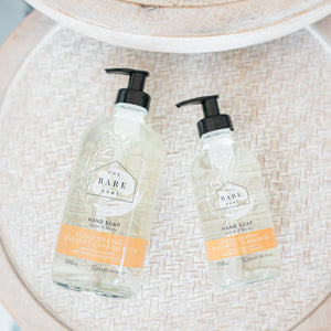 Blood Orange, Bergamot + Sandalwood Hand Soap 476ML In Glass Bottle