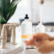 Load image into Gallery viewer, Blood Orange, Bergamot + Sandalwood Hand Soap 476ML In Glass Bottle
