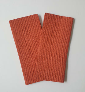 Rust Solid Dyed Sponge Cloth