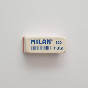 Small Bevelled Nata® Erasers MILAN 620 Red