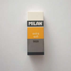 Extra Soft Eraser 5020, Non-Dust, for Fine Arts MILAN 5020