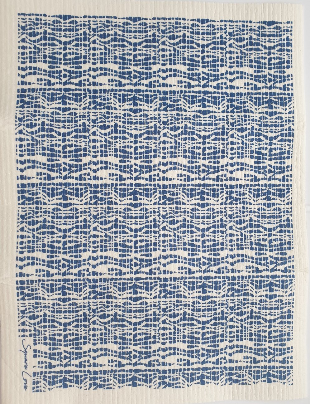 XL Ocean Blue Sponge Cloth Mat