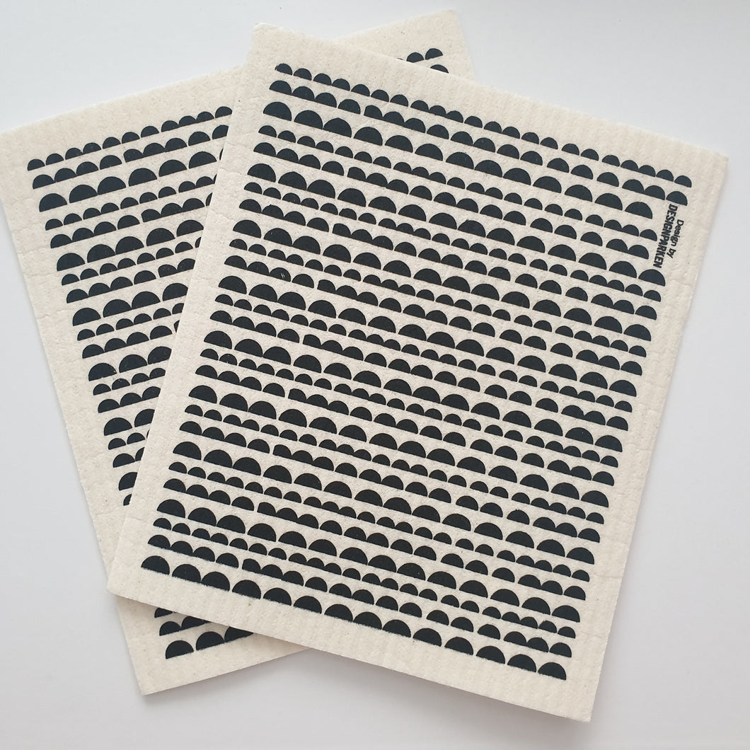 MOON black (set of 2)