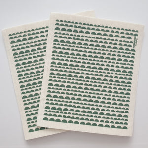 MOON green (set of 2)