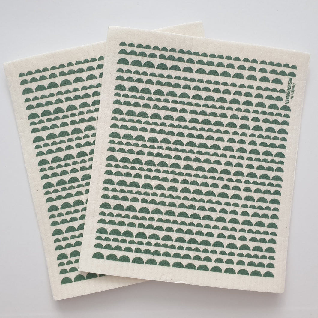 MOON green (set of 2)