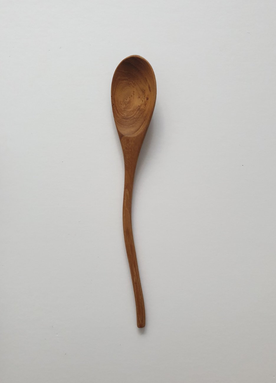 Oval Spoon Wavy Handle